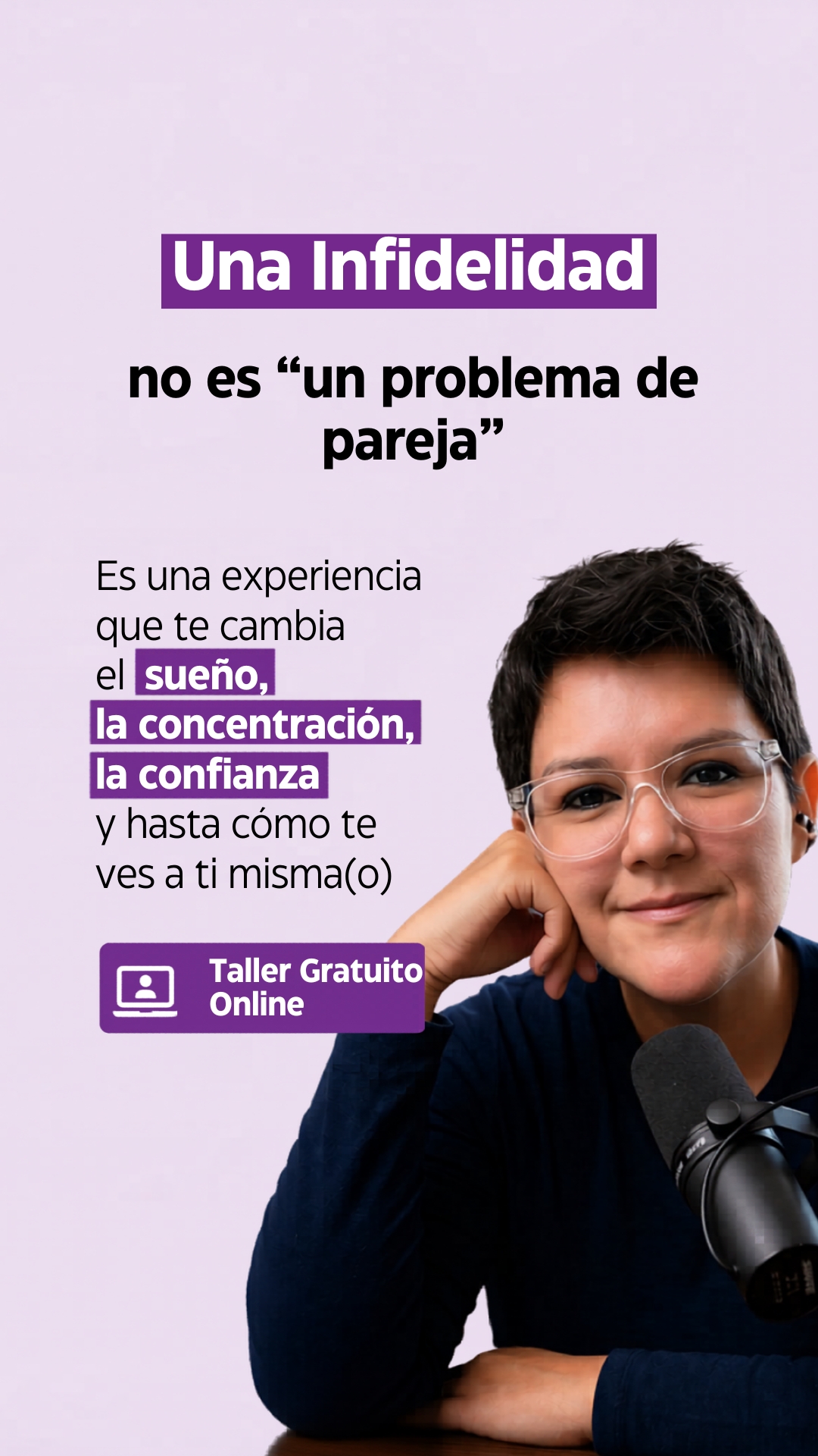 Psic. Verónica Flores Facebook ad: Taller gratuito · Online
