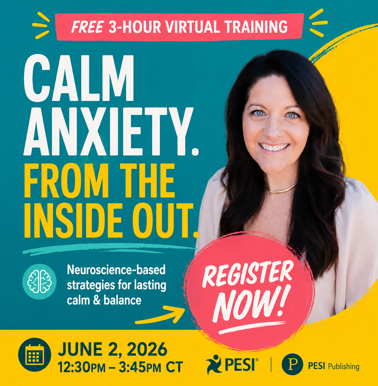 Mental Health Education - TST Facebook ad: Free Workshop: Calming the Anxious Mind & Body