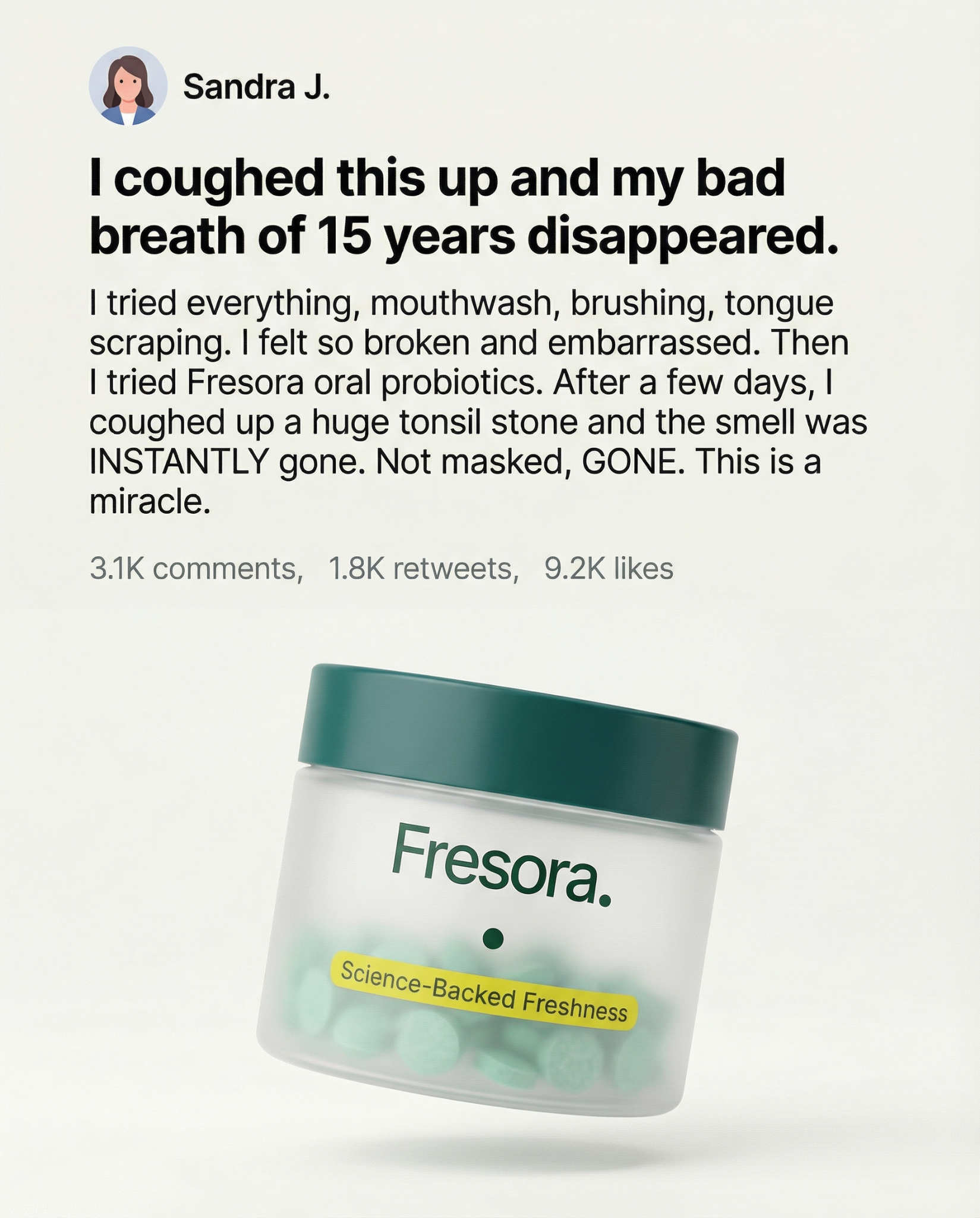 Fresora Facebook ad