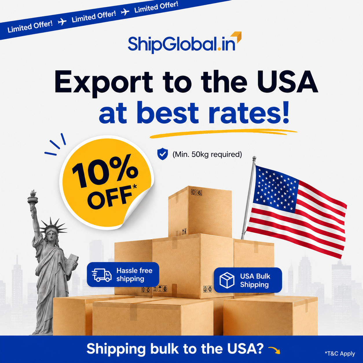 ShipGlobal.in Facebook ad