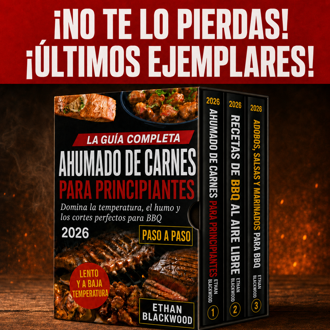 Jason Jenkins Facebook ad: La Colección Completa de Ahumado y BBQ + 2 BONOS