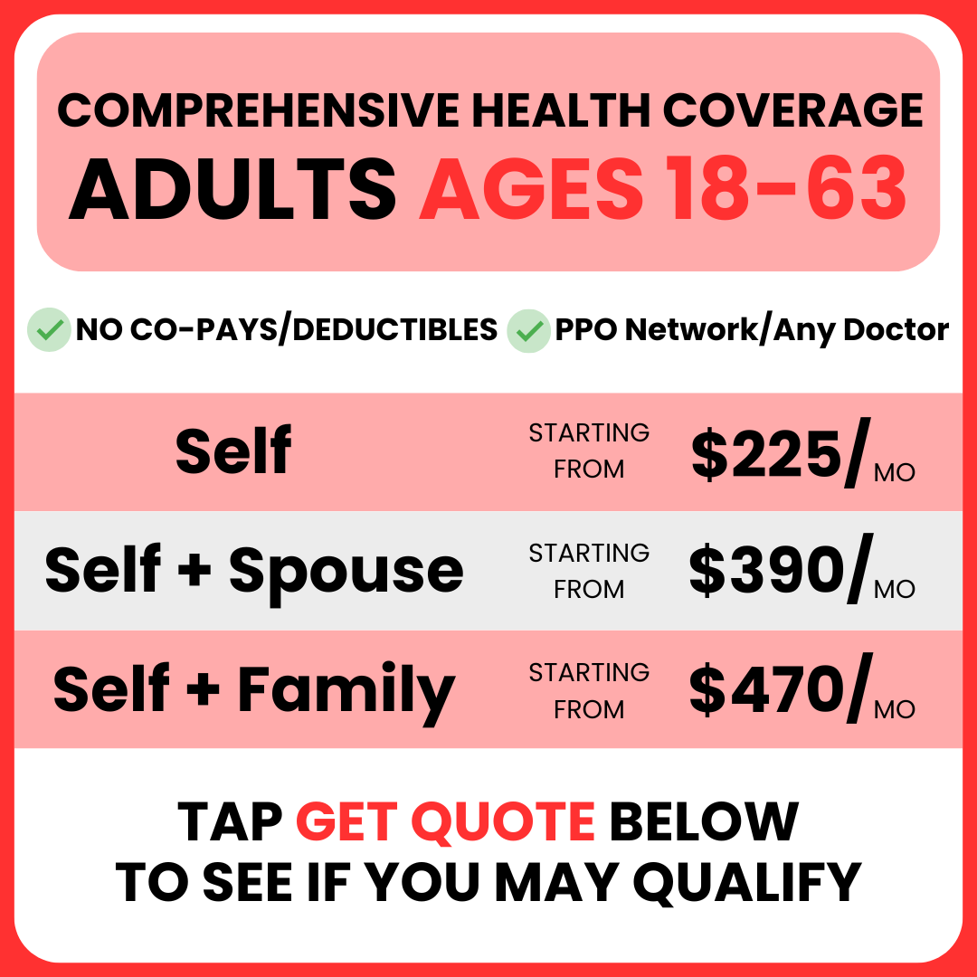 PPO Health Coverage Facebook ad