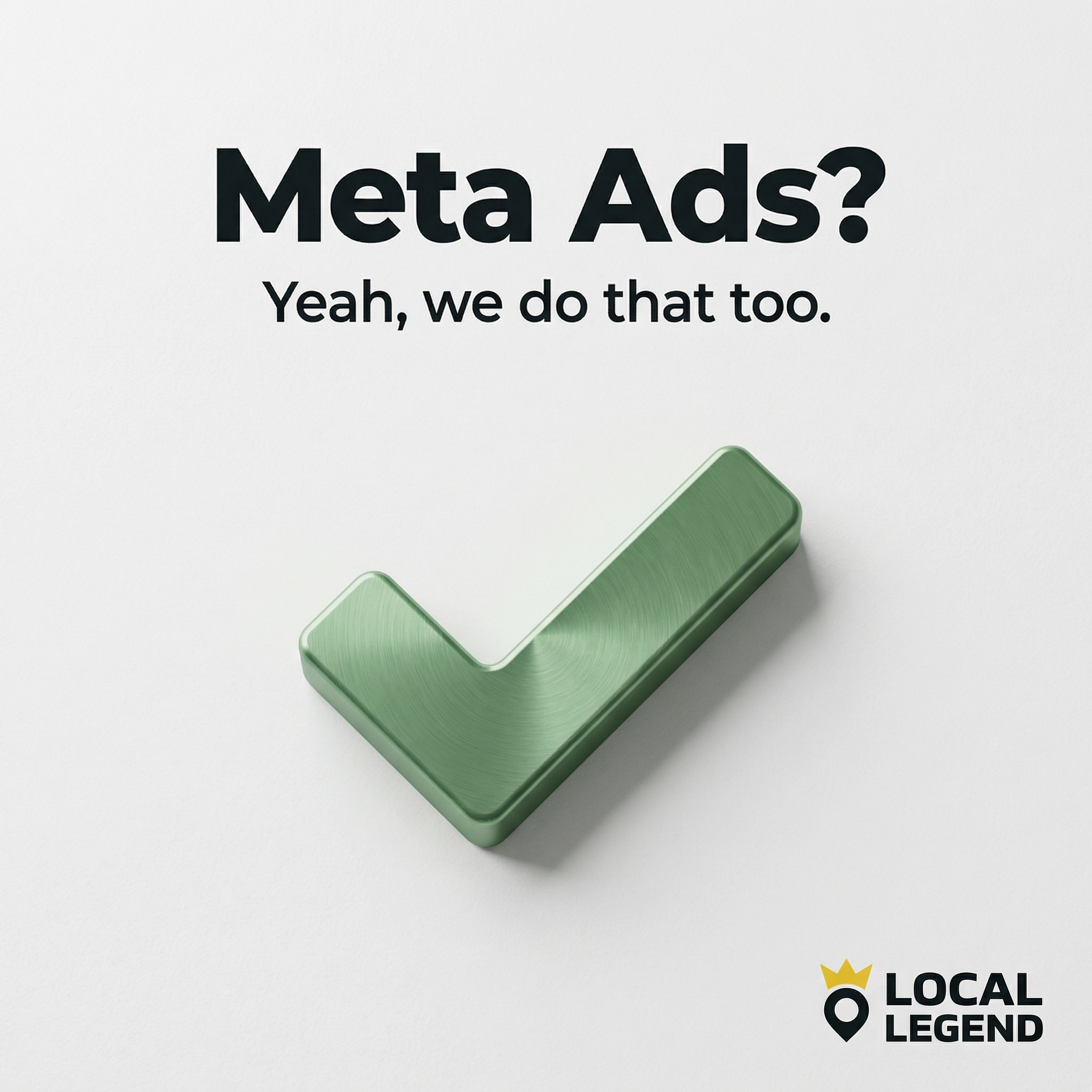 Local Legend Facebook ad: Get More Jobs Booked