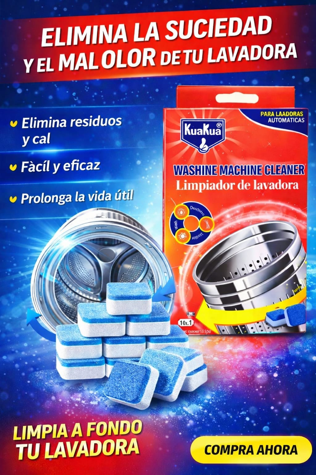 Todo hogar Facebook ad: Lo que tu lavadora necesita URGENTE