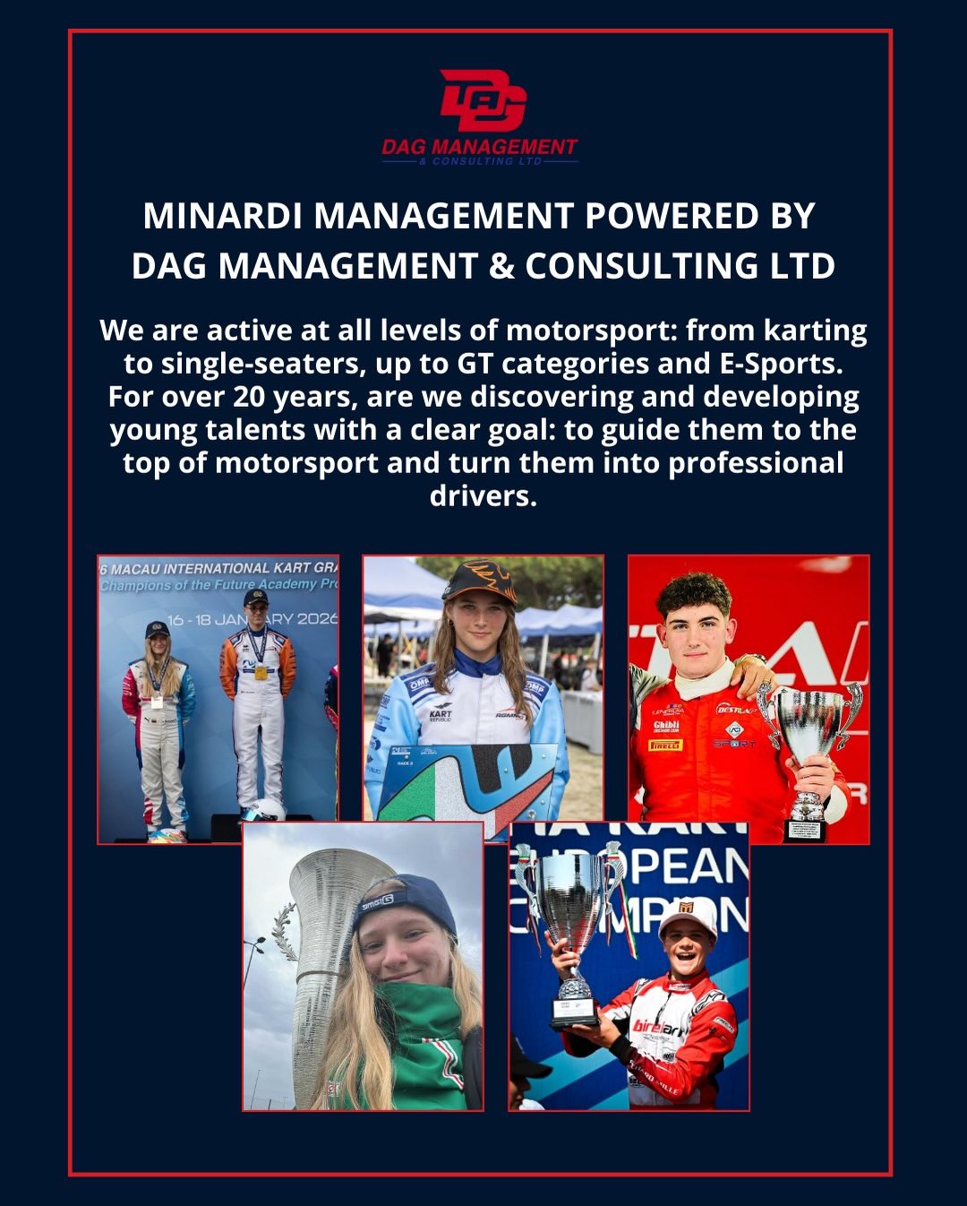 Minardi Management Facebook ad