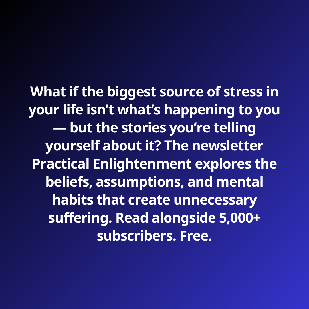 Practical Enlightenment Facebook ad: See Beyond the Stories