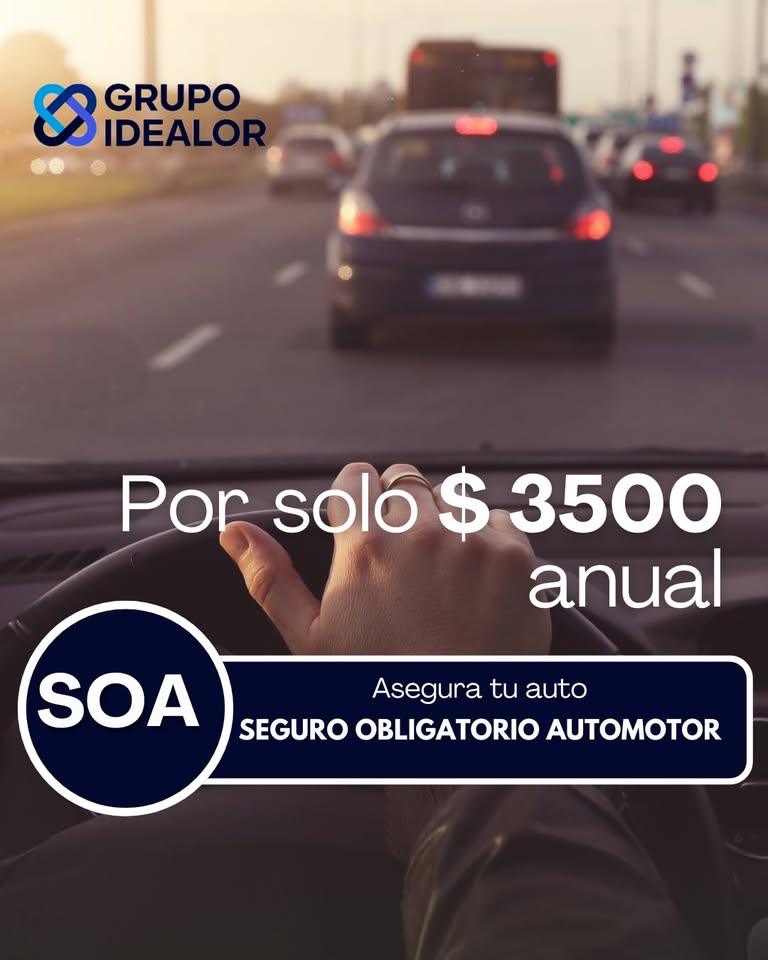 Idealor Broker de Seguros Facebook ad: SEGURO OBLIGATORIO