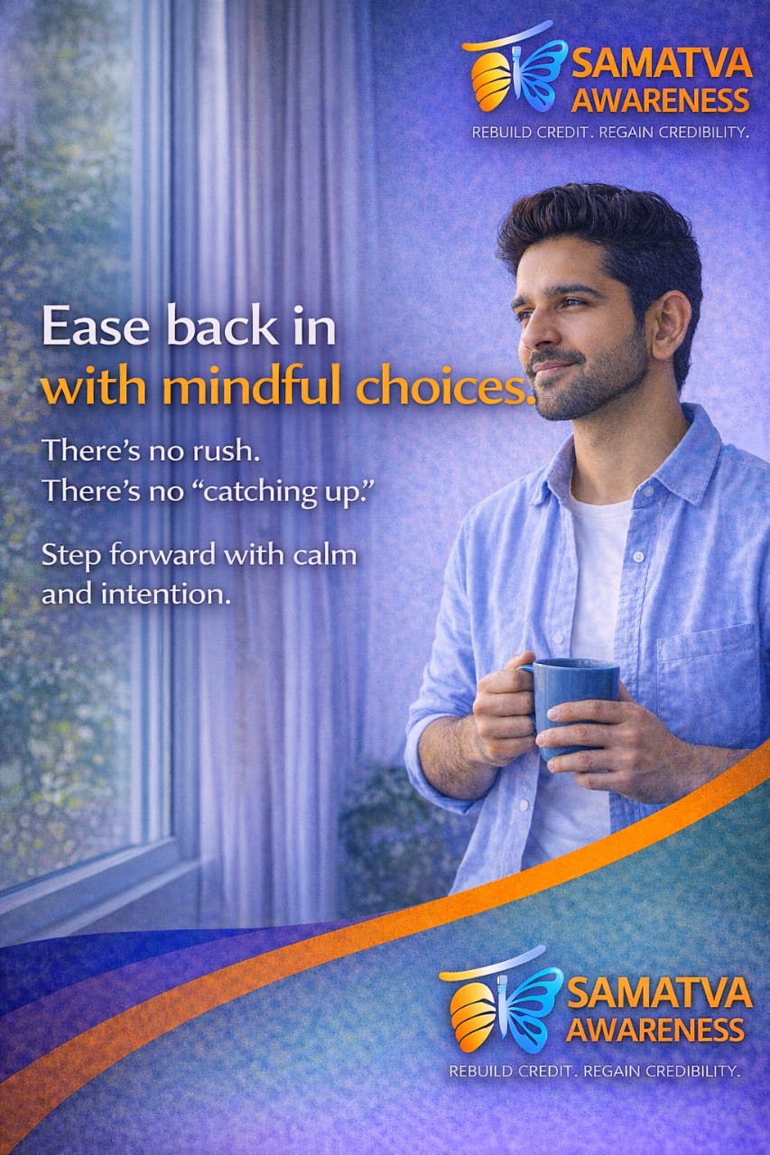 Samatva Awareness Solutions Facebook ad: Turning financial stress into financial confidence.