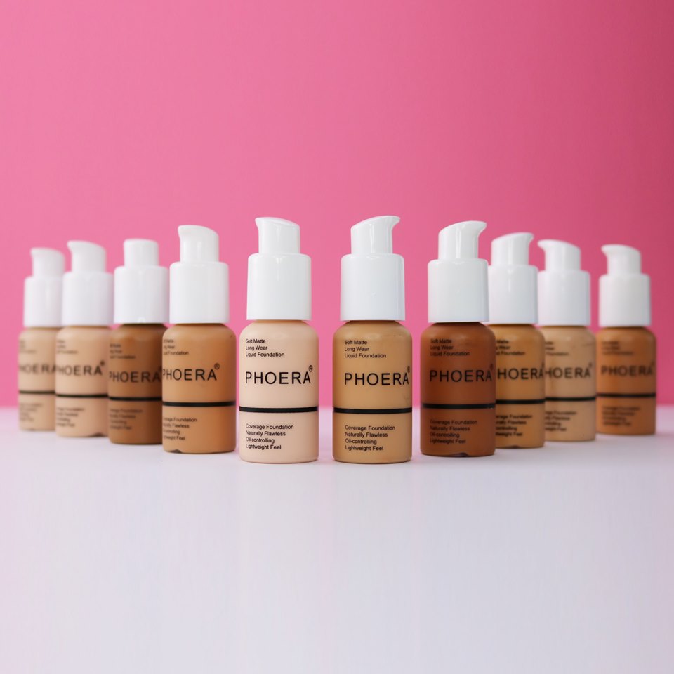 Phoera Facebook ad: GetPhoera Flawless Foundation