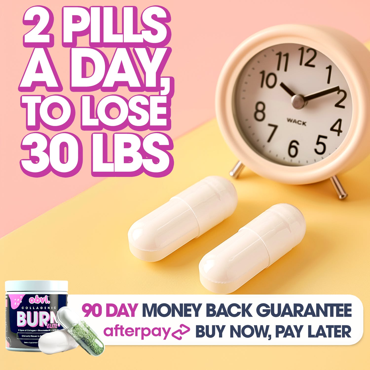Obvi Health Facebook ad