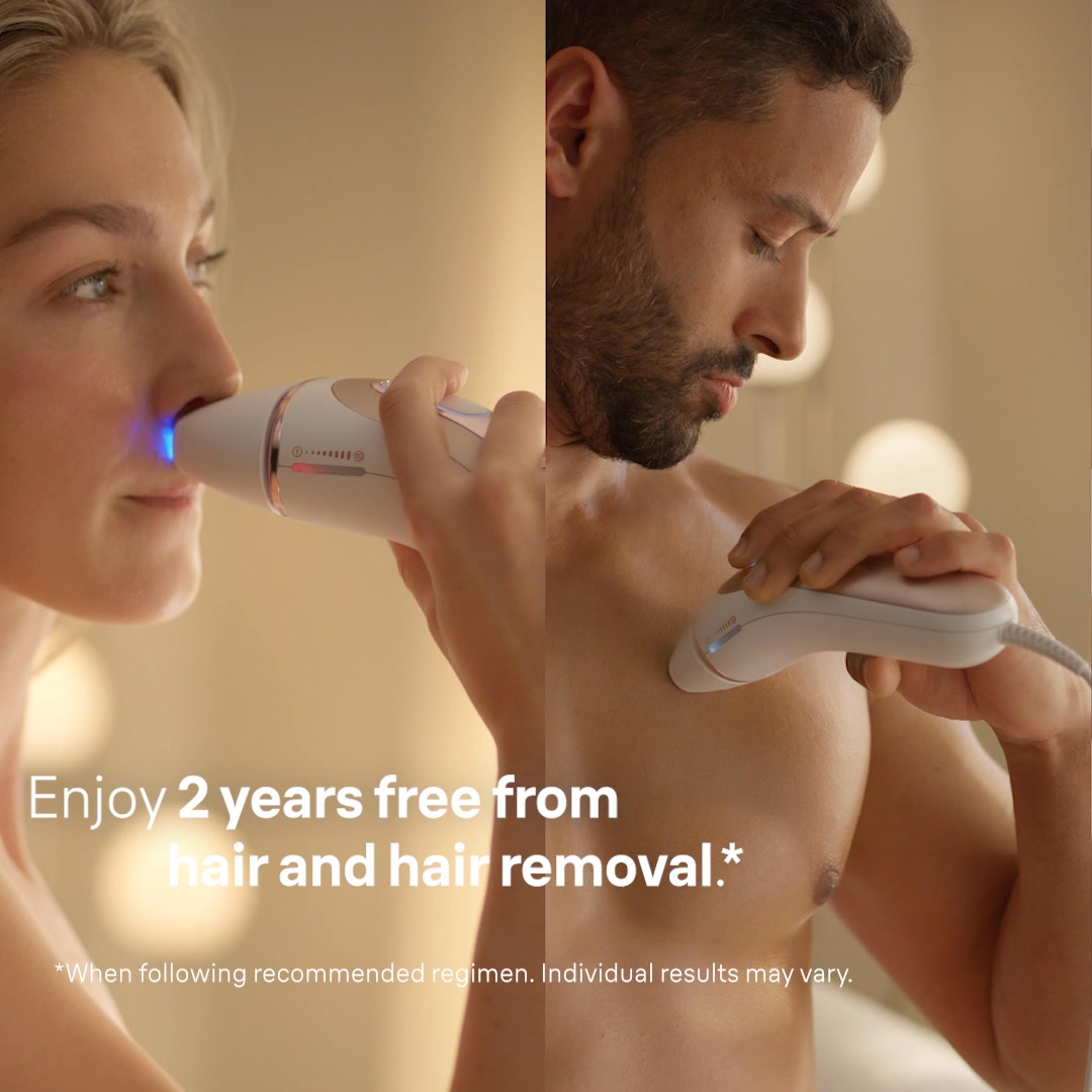 Braun Beauty US Facebook ad: 2 Years Free from Hair