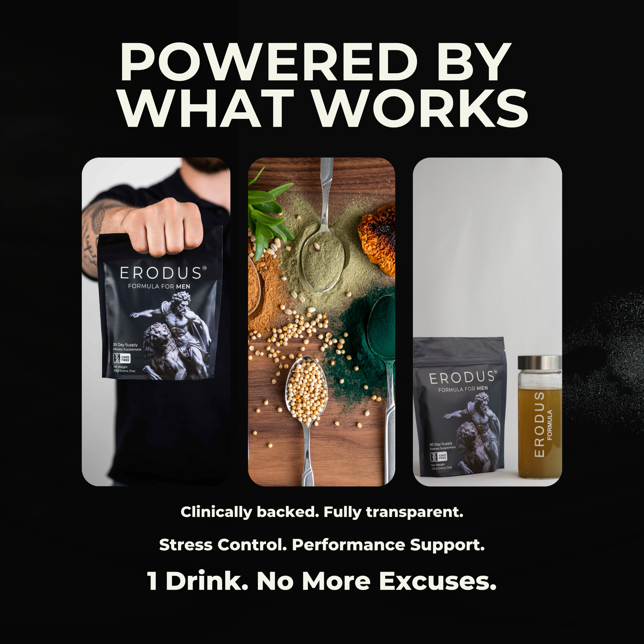 Erodus Formula For Men Facebook ad