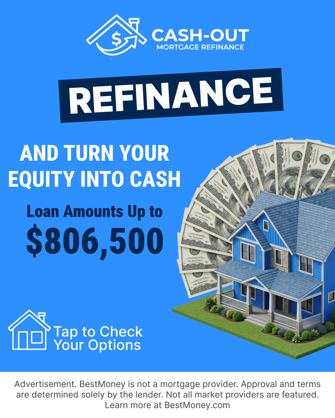 BestMoney - Mortgage Lenders Facebook ad