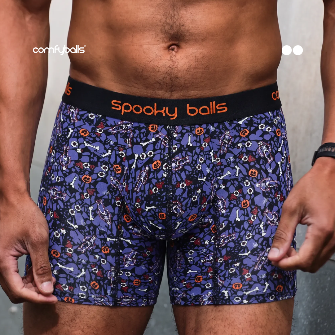 Comfyballs Facebook ad: Säkra dina Spooky Balls!