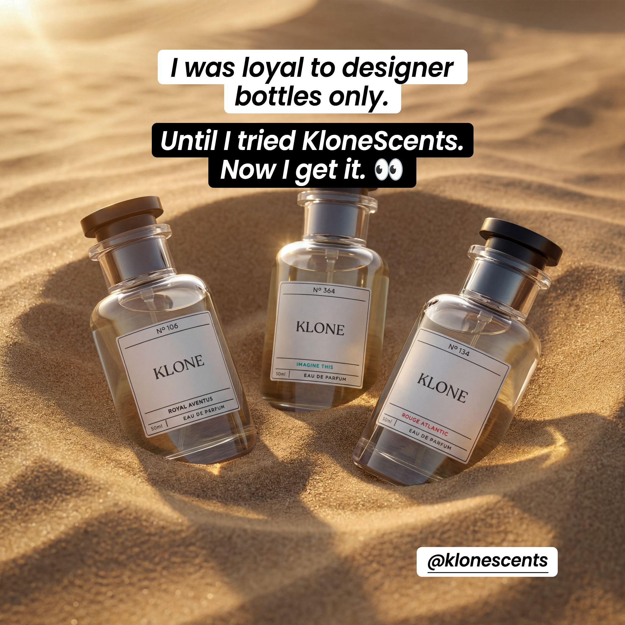 Klone Scents Facebook ad