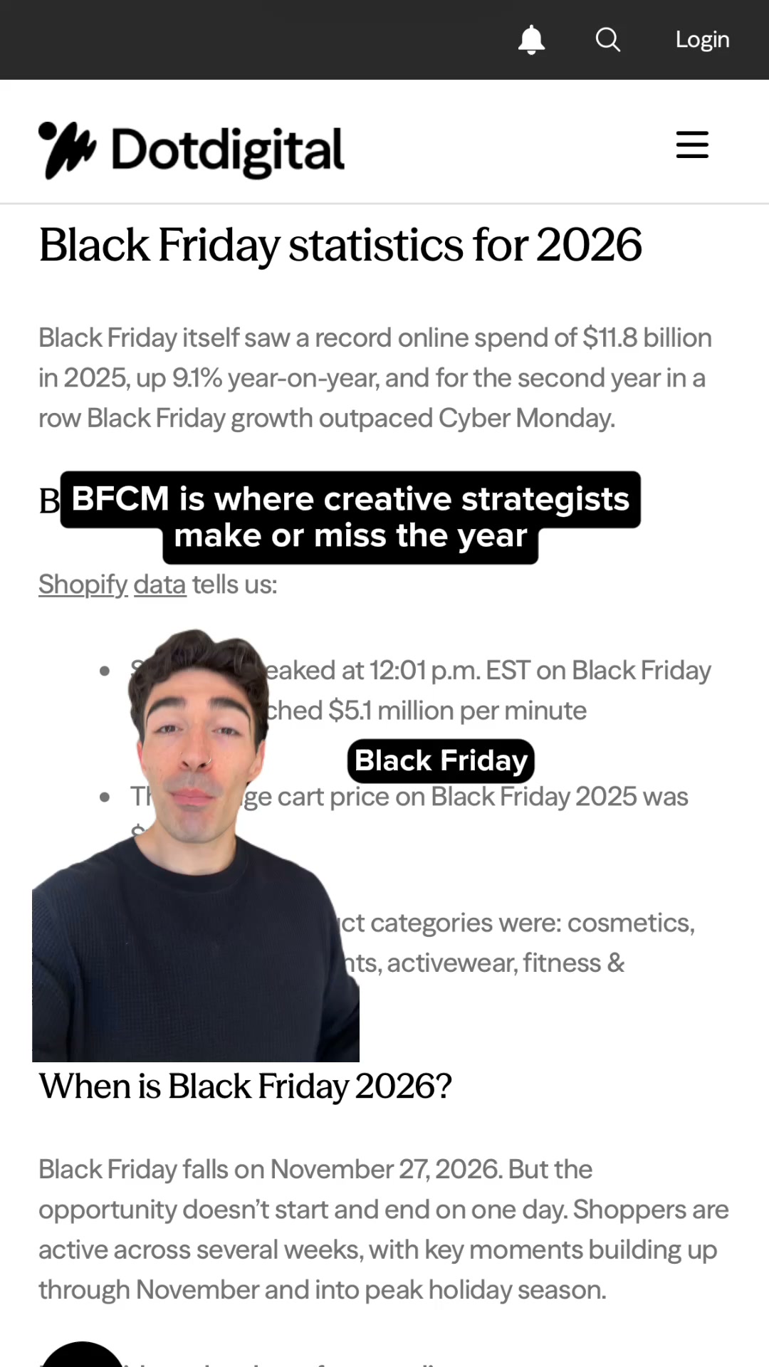 Zack Creates Facebook ad: Free BFCM Masterclass