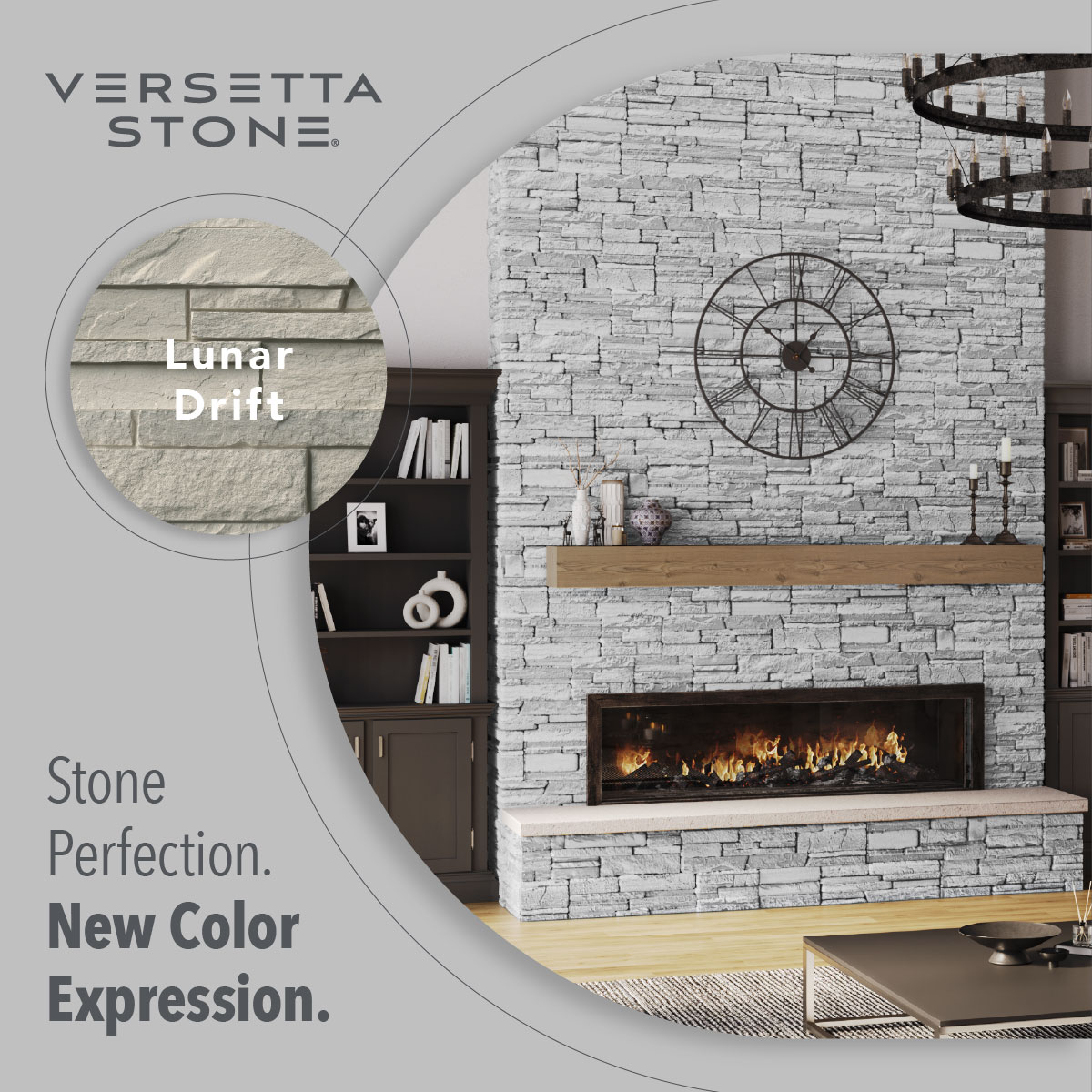 Versetta Stone Facebook ad: See New Stone Colors Today.