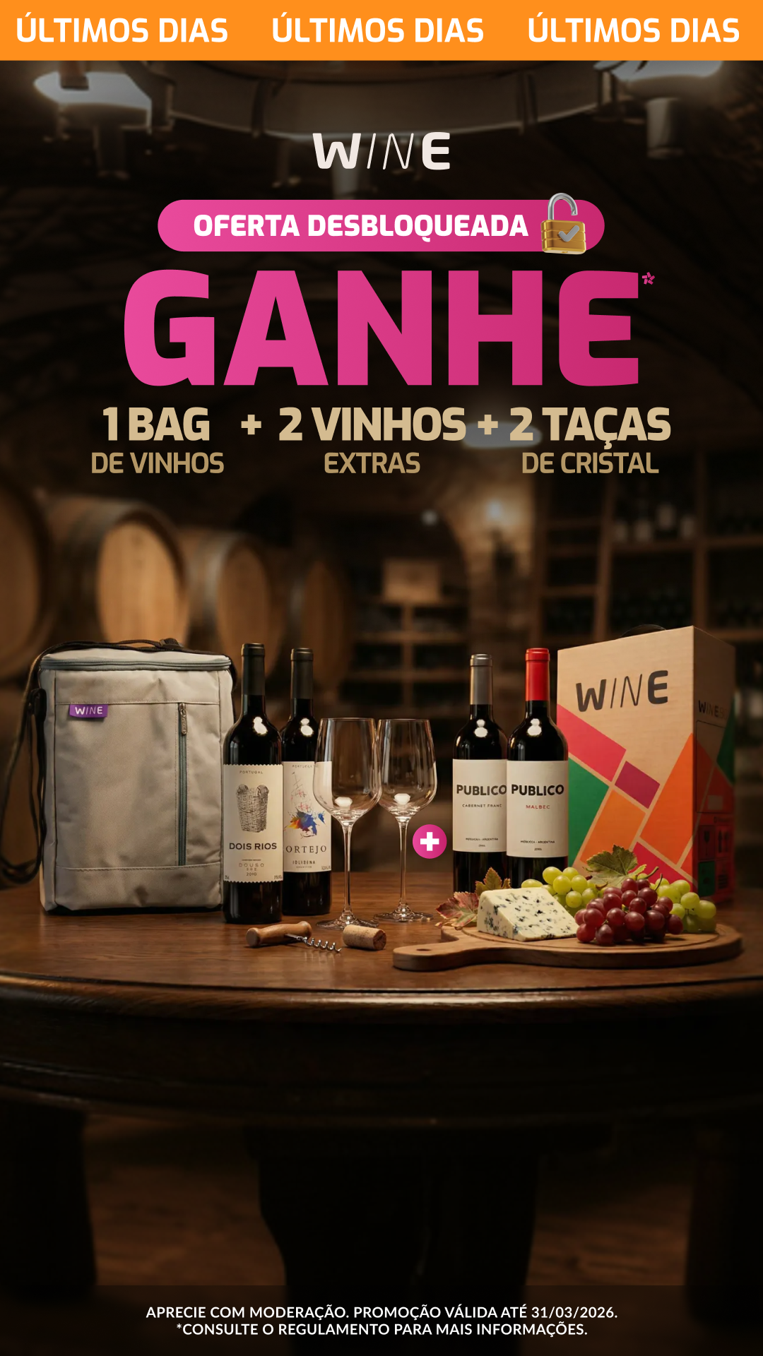 Wine Facebook ad from Mar 24, 2026