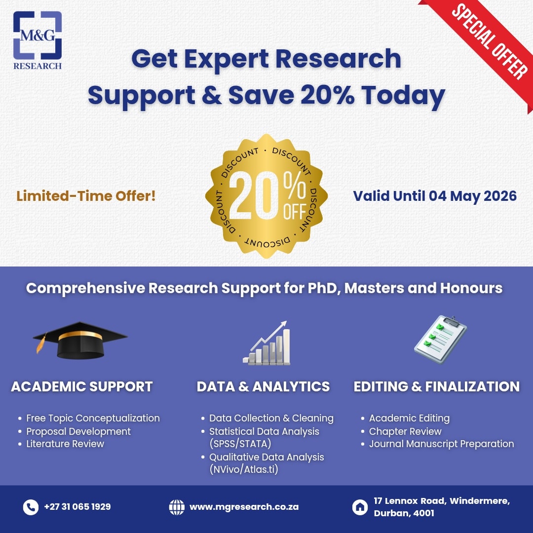 M&G Research Consultants Facebook ad: Are you working on a proposal, thesis, or…