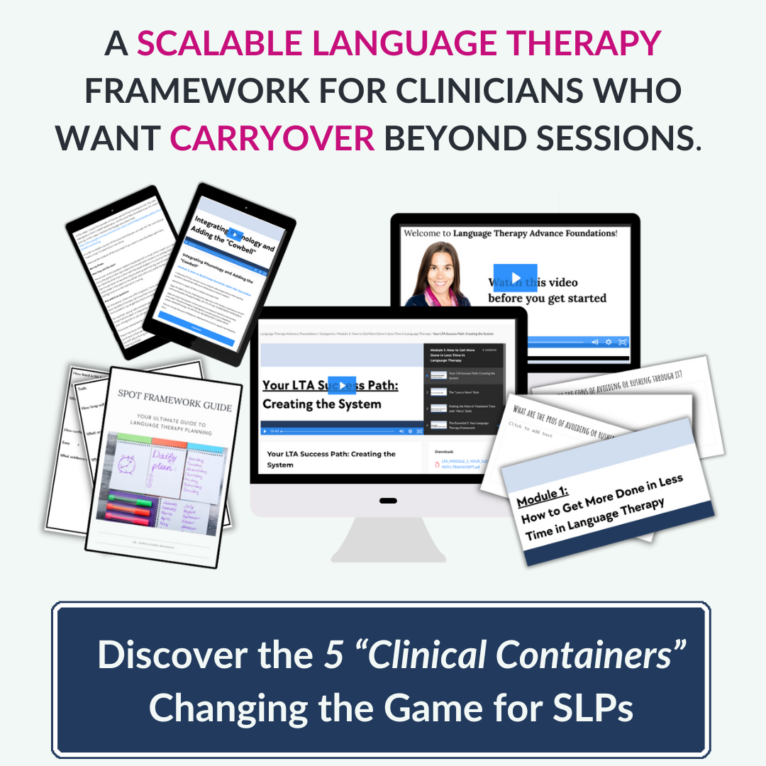 Dr. Karen Speech and Language Facebook ad
