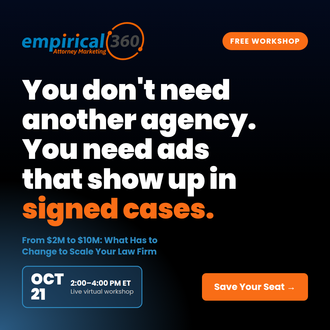 Empirical 360 Facebook ad: Ads That Show Up in Revenue