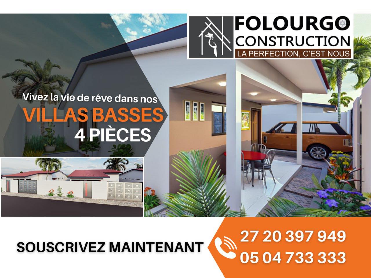 Folourgo Construction Facebook ad: Parce que c’est possible, saisissez l’opportunité de vivre…