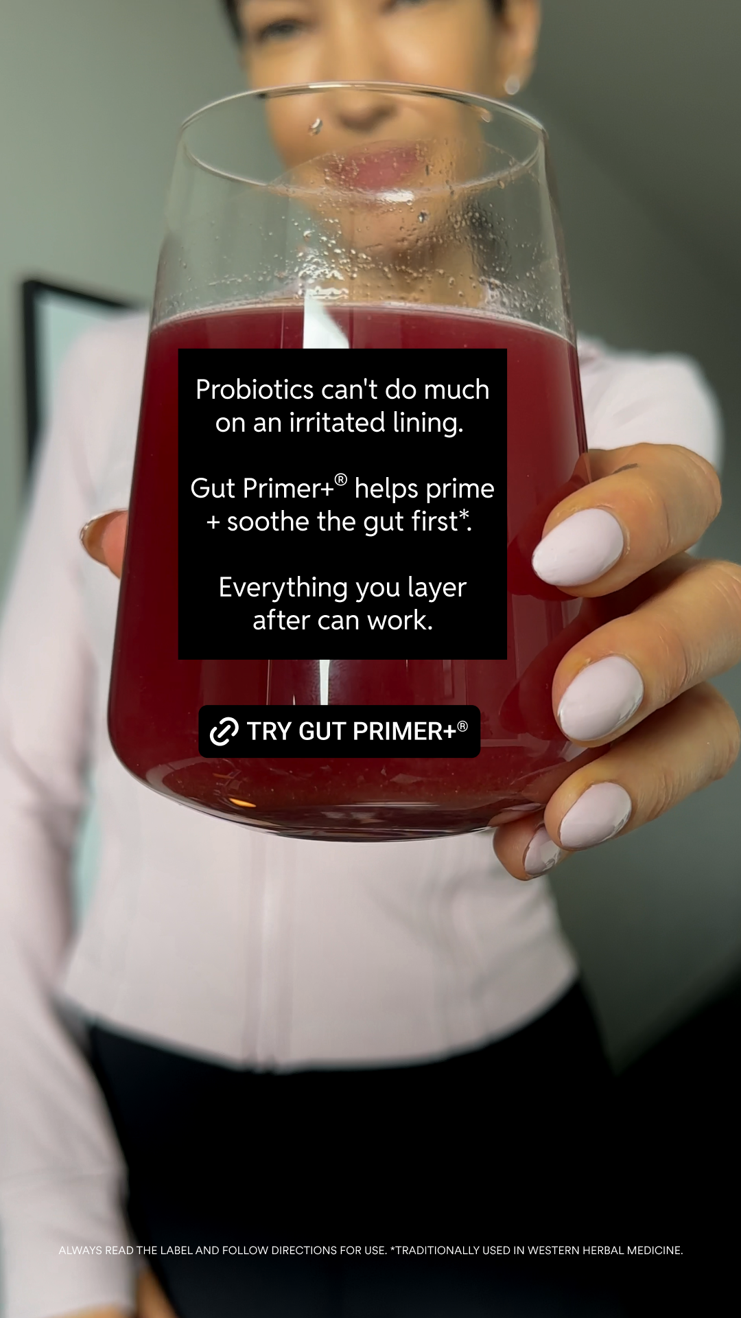The Beauty Chef Facebook ad: Beat the bloat. Prime your gut.