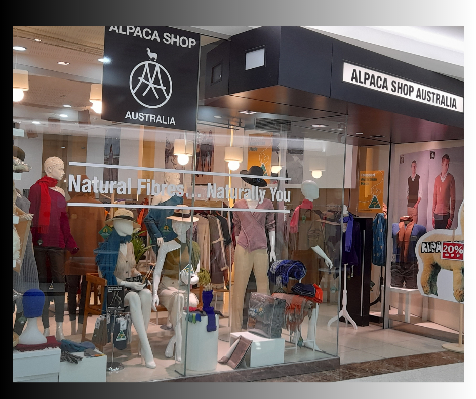 Alpaca Shop Australia Facebook ad: Knitted in Australia!
