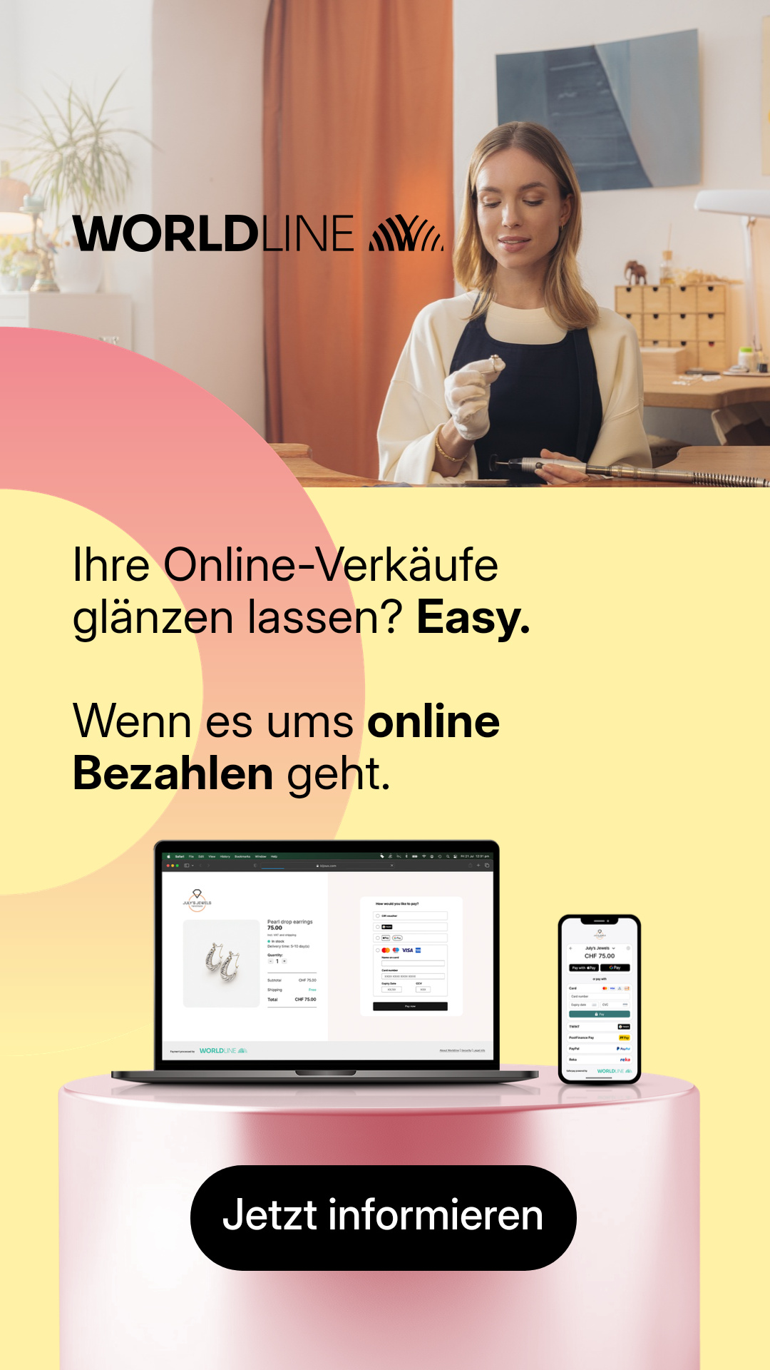 Worldline Switzerland Facebook ad