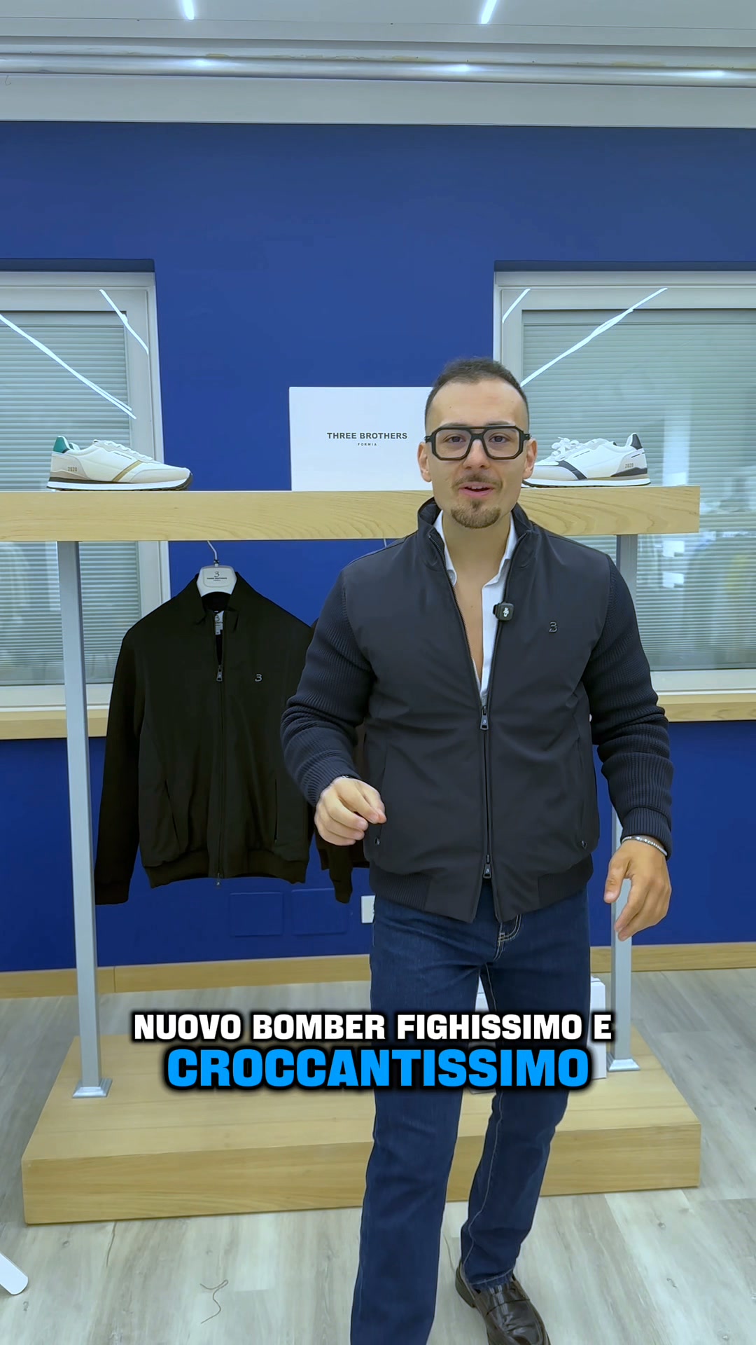 Three Brothers Formia Facebook ad: BOMBER ACTIVE IN PROMO A €65