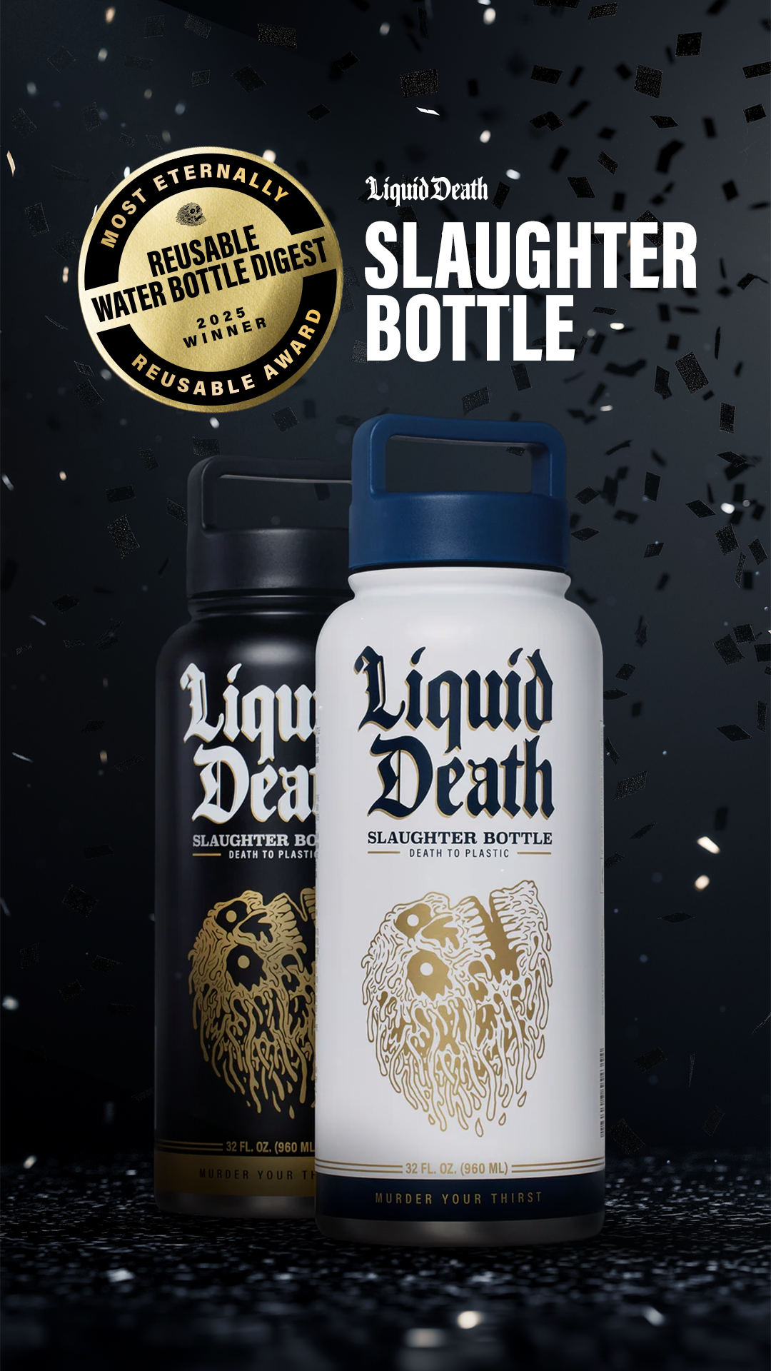 Liquid Death Facebook ad