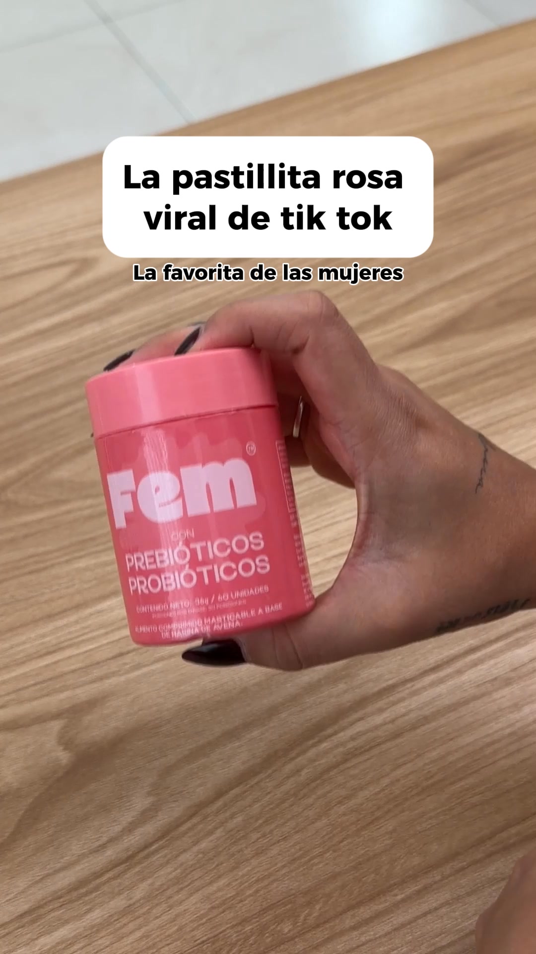Fem Probiotics Facebook ad: CONFIANZA INTIMA