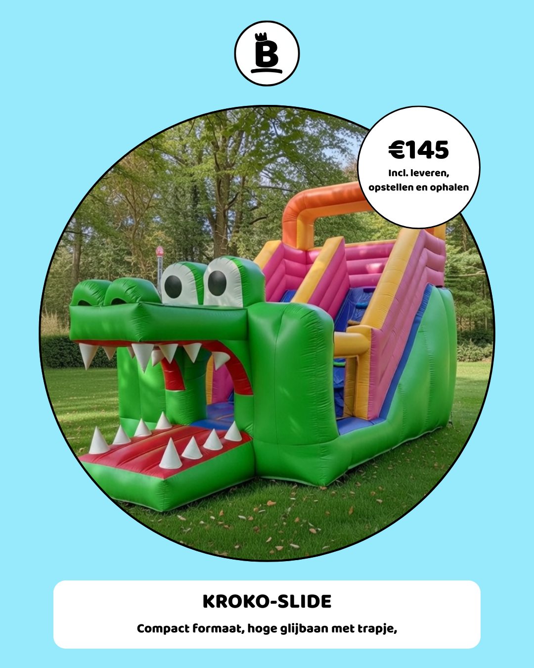 BOINK - Springkastelen & photobooths Facebook ad: Springseizoen 2026 is begonnen!