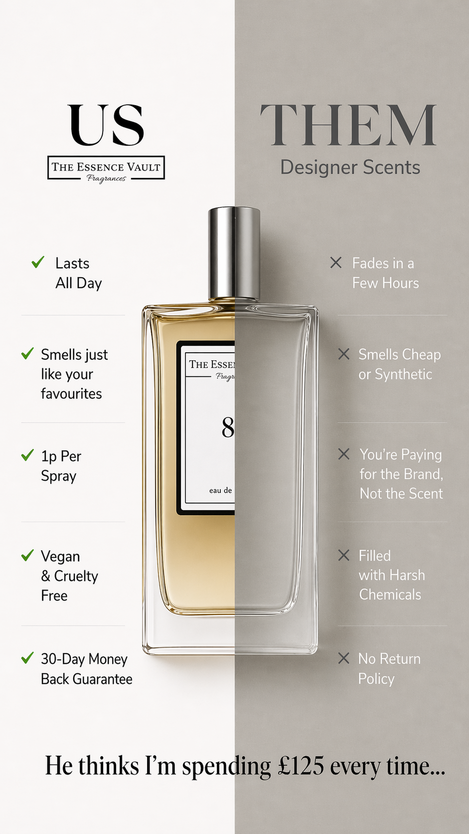The Essence Vault Facebook ad