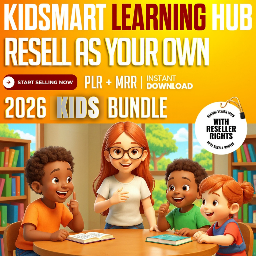 PLR KIDS Facebook ad: 200+ Unrestricted Children's PLR Educational Content…
