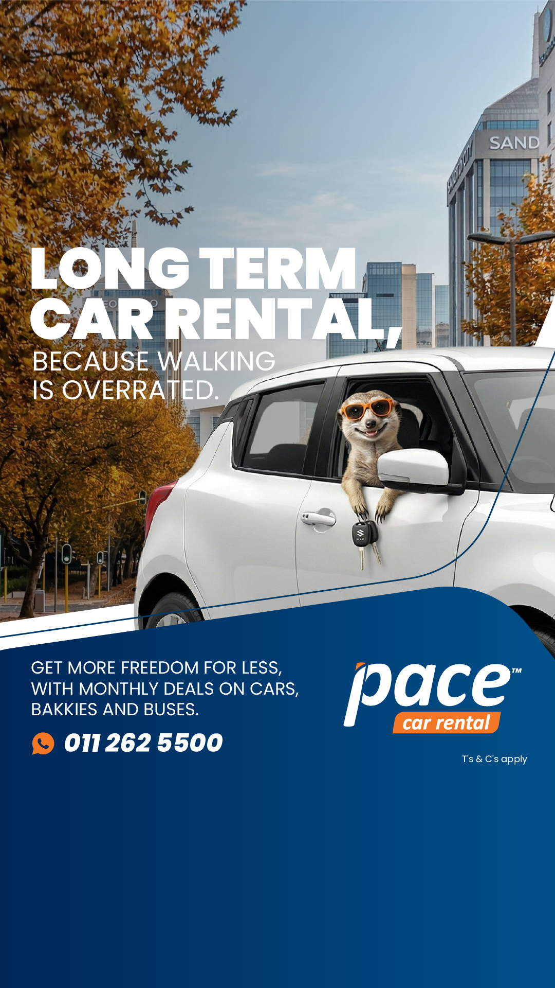 Pace Car Rental Facebook ad