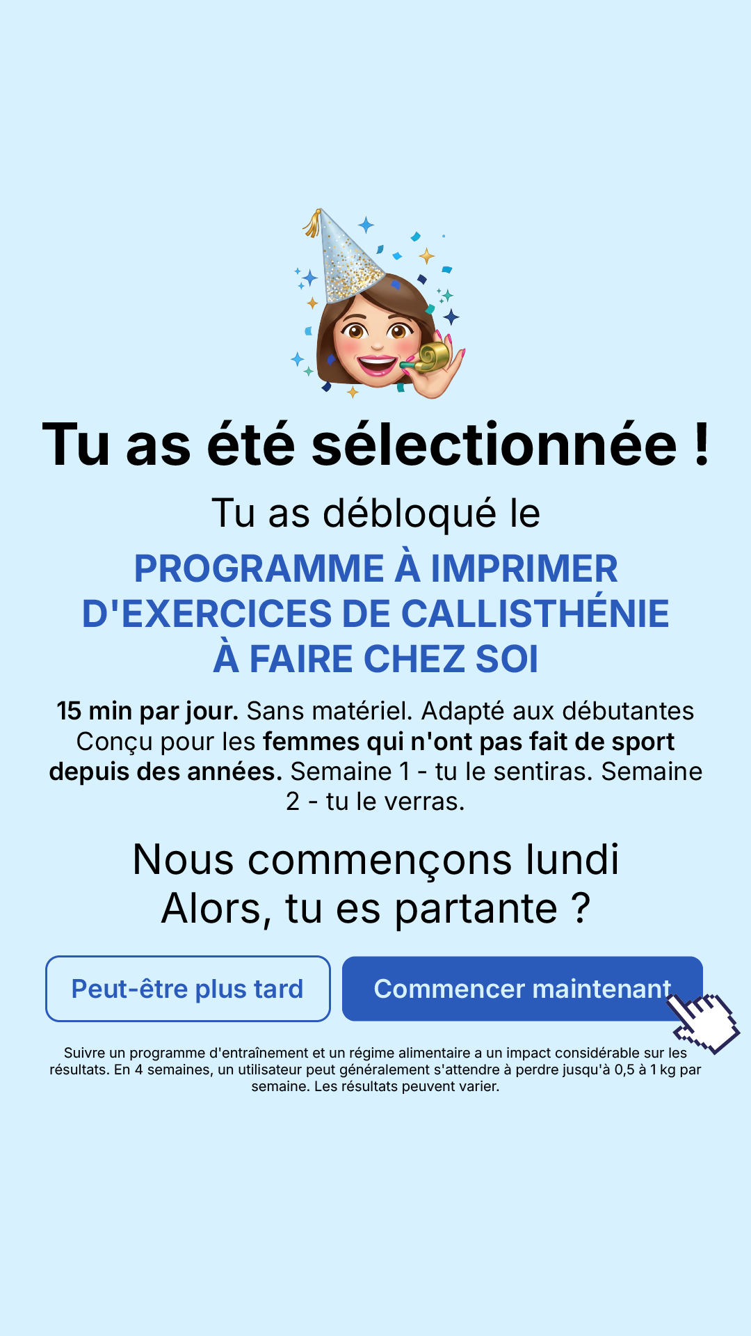 28 Day Challenge Facebook ad: Adoptez de meilleures habitudes en 4 semaines