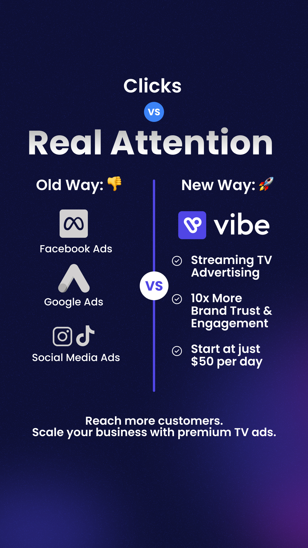 Vibe.co Facebook ad