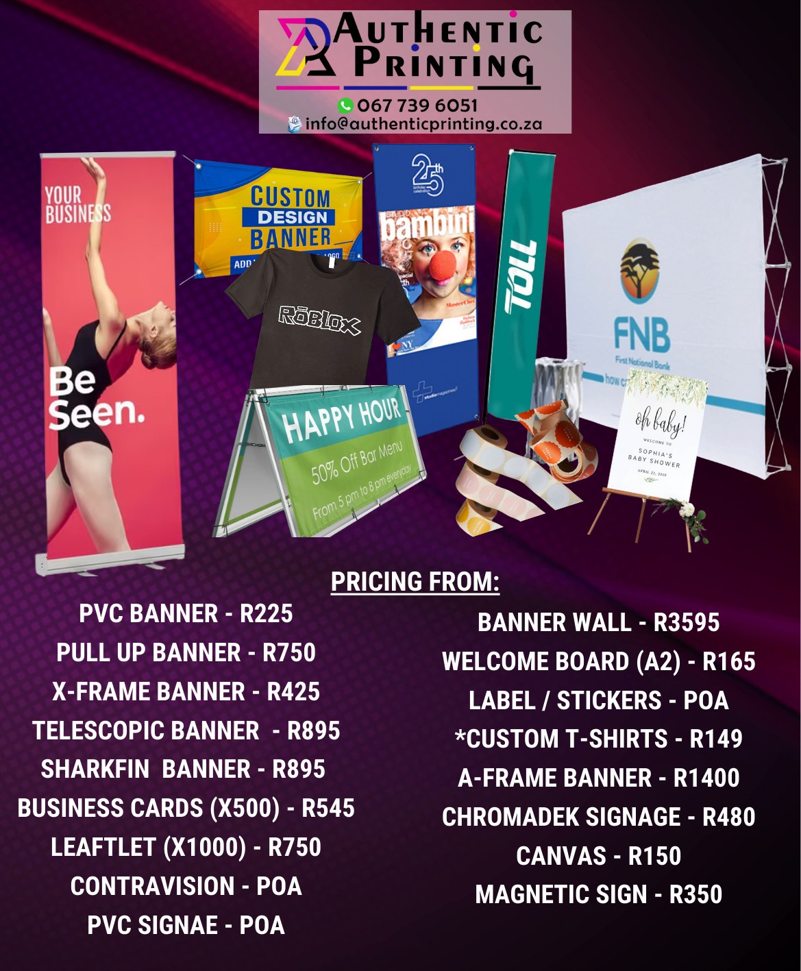 Lawrence Meiring Facebook ad: Banners