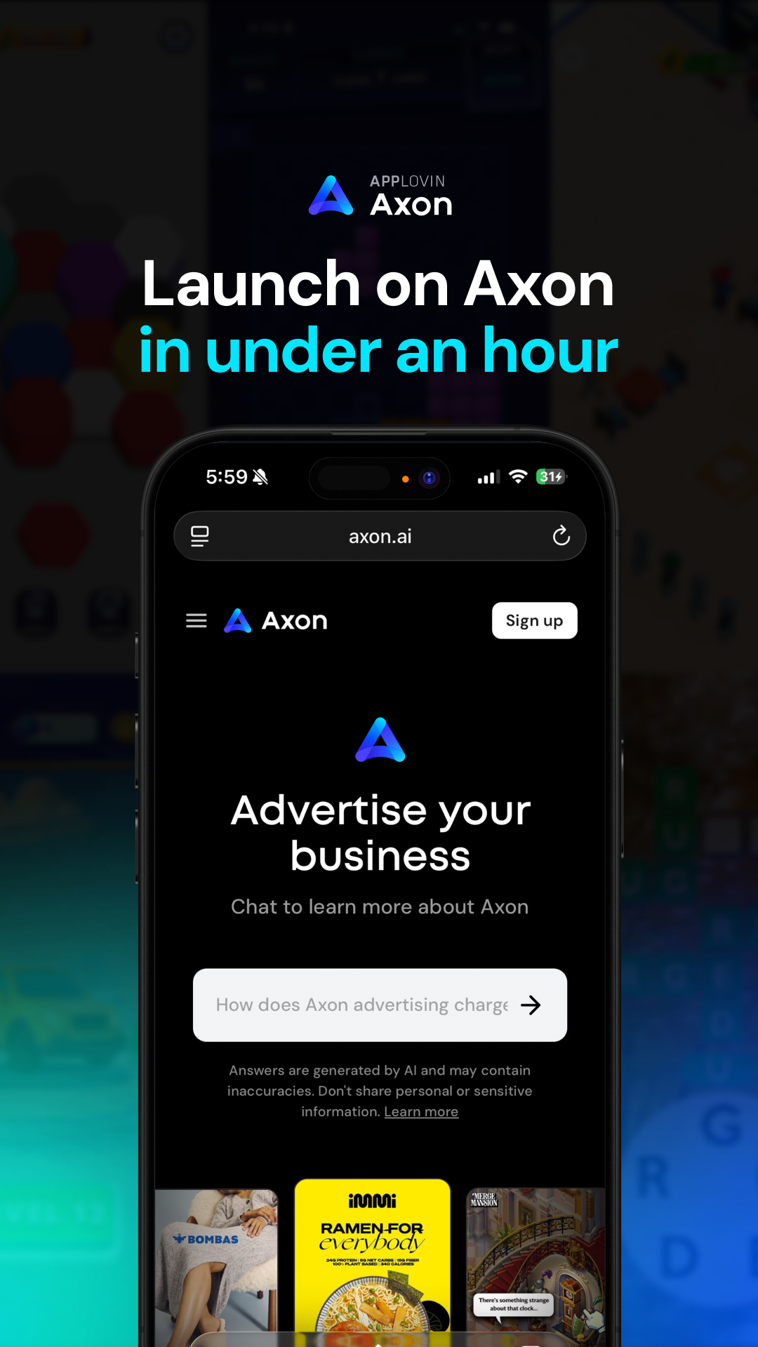 Axon.AI Facebook ad