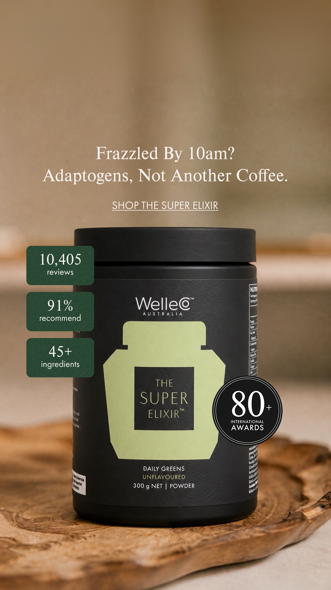 WelleCo Facebook ad