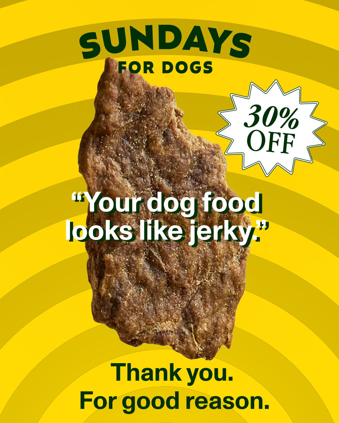 Sundays Facebook ad