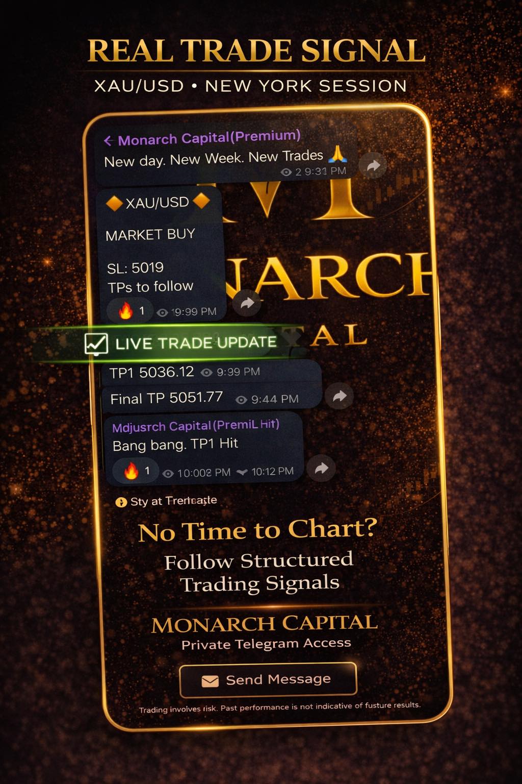 Monarch Capital Facebook ad: No time to analyze charts?