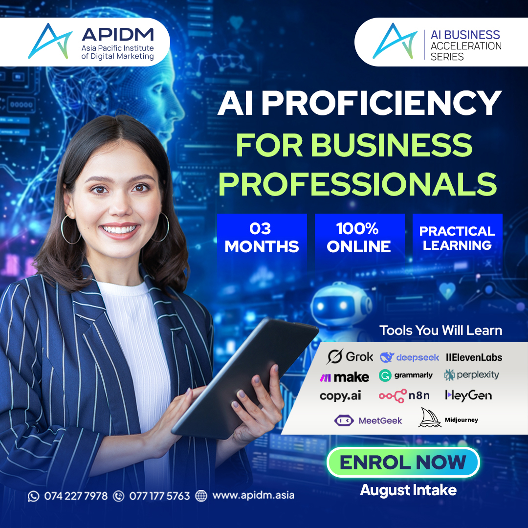 Asia Pacific Institute of Digital Marketing - APIDM Facebook ad