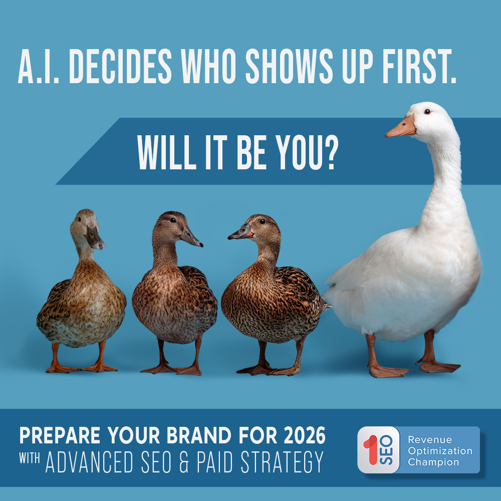 1SEO Digital Agency Facebook ad: Want To Be In The #1 Spot on Search?