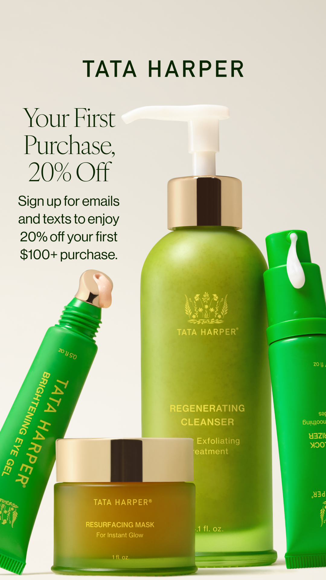 Tata Harper Skincare Facebook ad