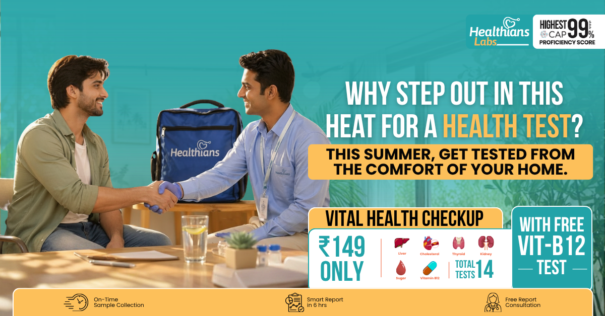 Healthians Facebook ad
