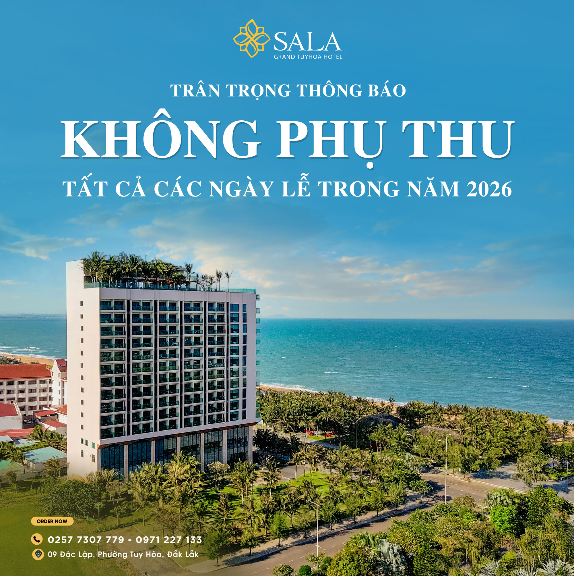 Sala Grand TuyHoa Hotel Facebook ad: Trải nghiệm đa dạng, sự hiếu khách vẫn…