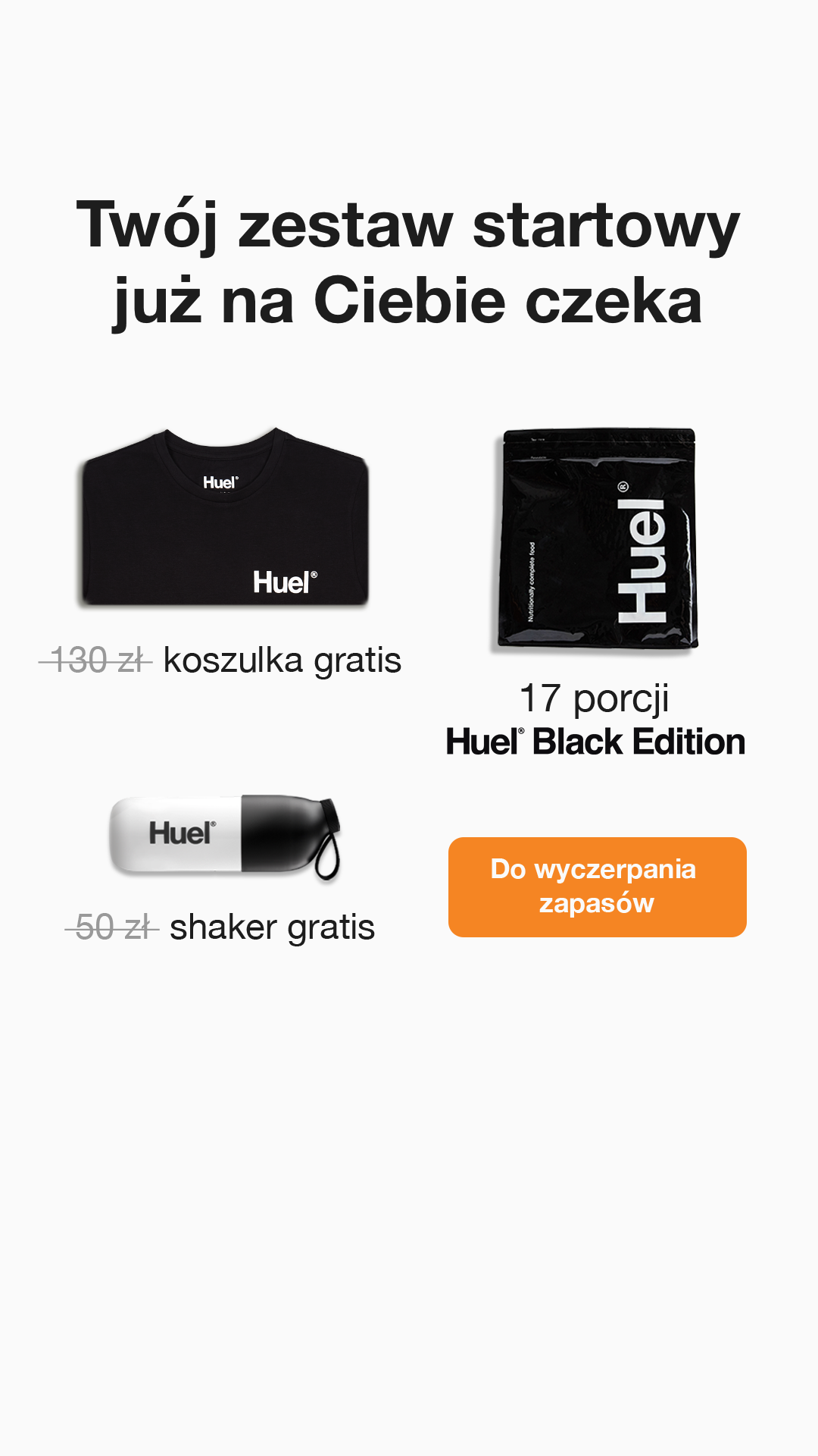Huel Facebook ad