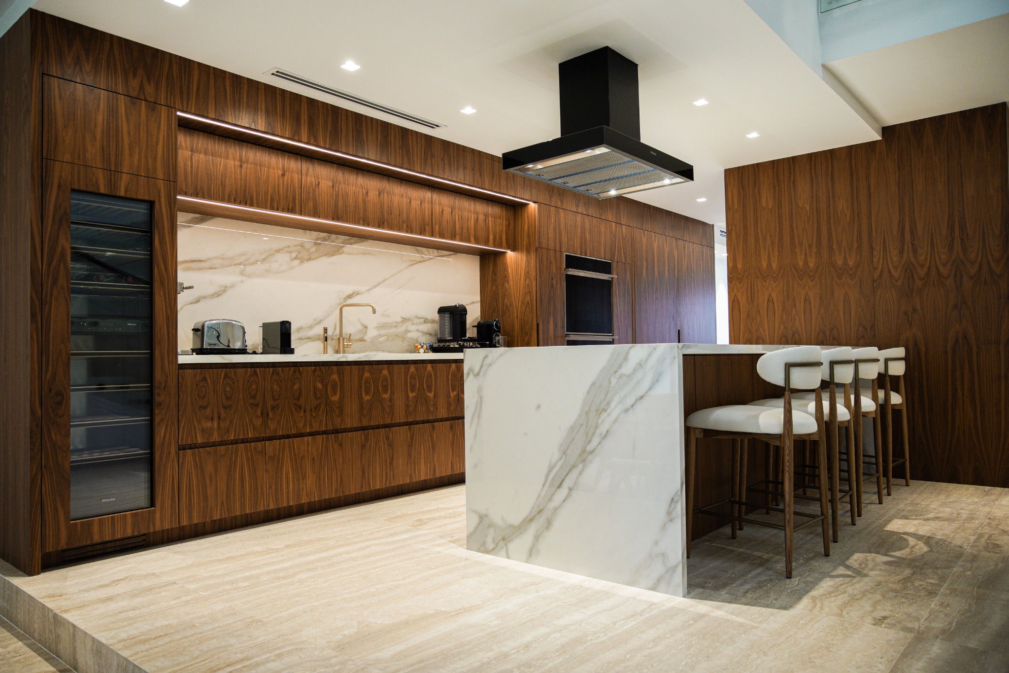 ROA Custom Woodwork Facebook ad: Luxury homes deserve more than standard cabinetry.